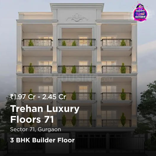 Discover the Splendor of Trehan Luxury Floors 71: Exquisite Living in Sector 71, Gurgaon Update