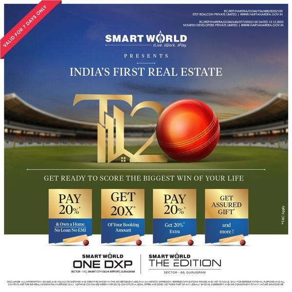 Smart World Developers Launch T20-Themed Real Estate Bonanza in Sector-113, Gurugram Update