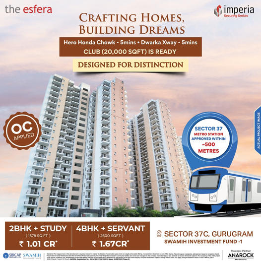 Imperia Esfera: Architectural Excellence in Sector 37C, Gurugram - Where Dreams Come Home Update