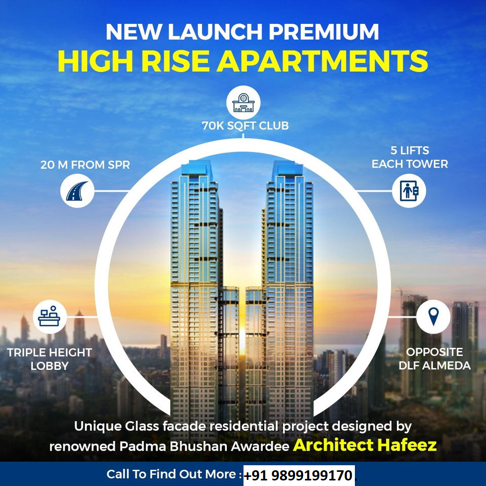 Skyward Luxury: The High Rise Apartments by Architect Hafeez - Elevating Lifestyle Opposite DLF Almeda Update