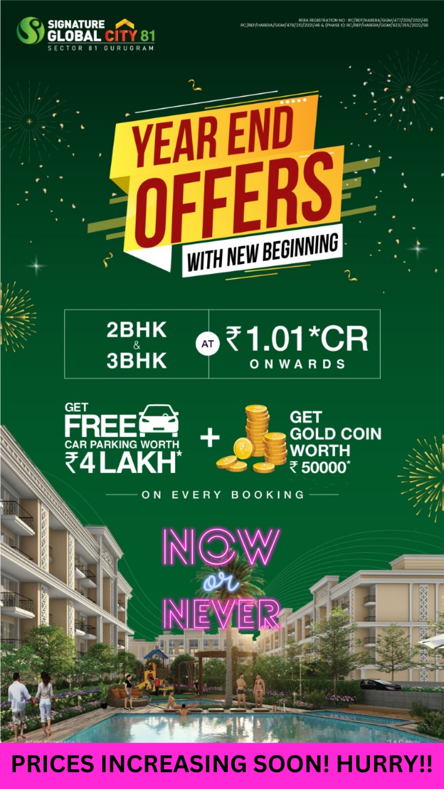 Signature Global City 81's Spectacular Year-End Offers: A New Chapter in Gurugram Real Estate Update