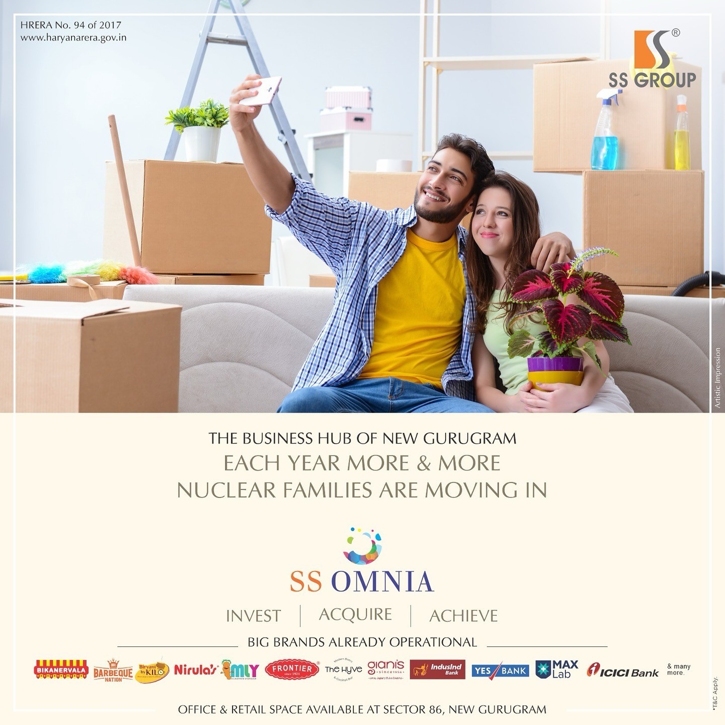 SS Omnia: The New Nucleus of Business and Lifestyle in Sector 86, New Gurugram Update