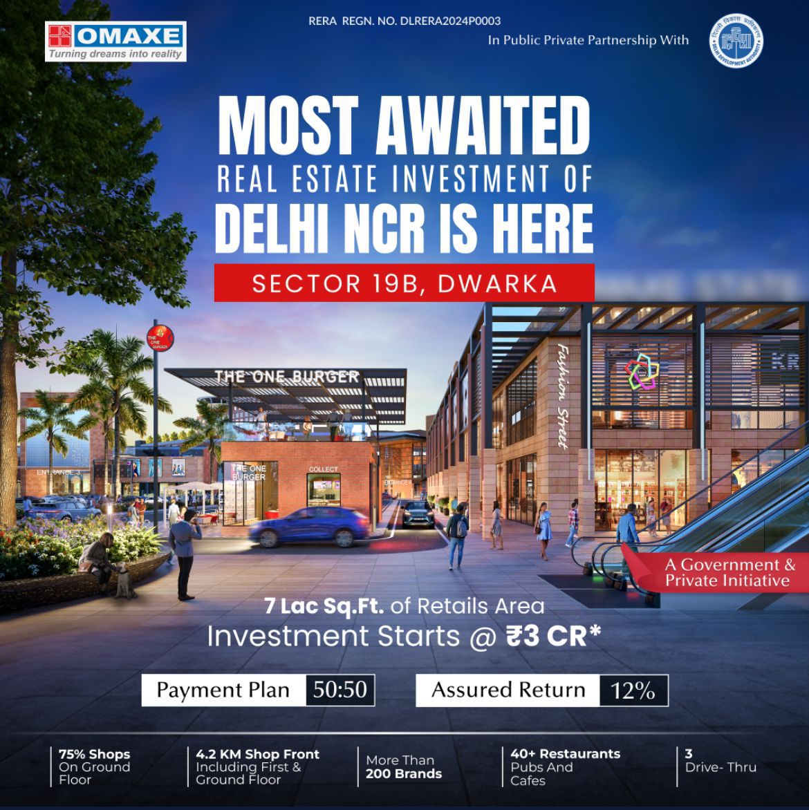 Investment Opportunity at Omaxe, Sector 19B Dwarka, from ₹3 Cr Update