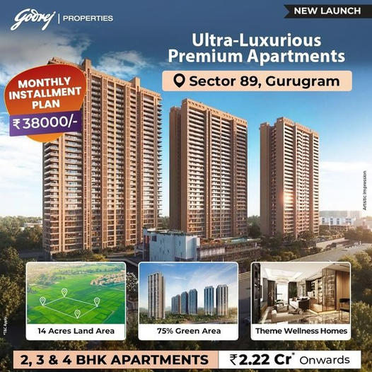 Godrej Properties Unveils Ultra-Luxurious Apartments in Sector 89 ...