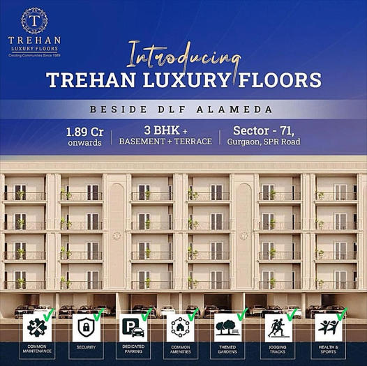 Trehan Luxury Floors: Redefining Elegance in Sector 71, Gurugram Update