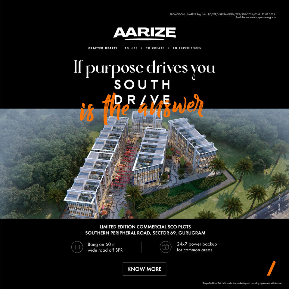 Aarize's Strategic SCO Plots in Sector 69, Gurugram: A Purposeful Investment Opportunity Update