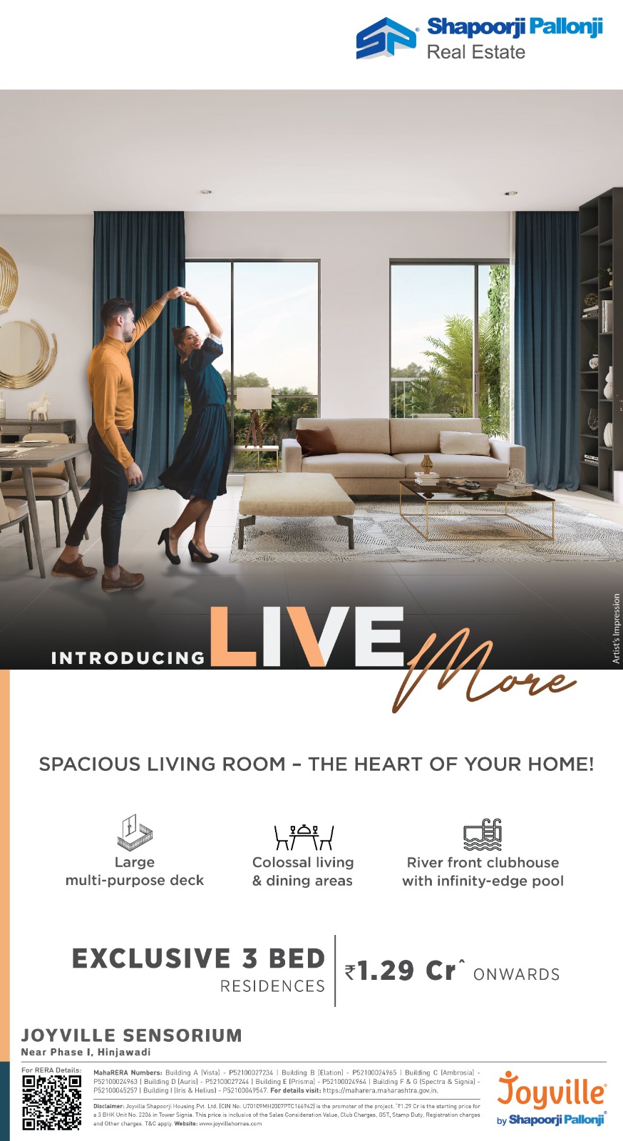 Explore Joyville Sensorium Residences Starting from 1.29 Cr by Shapoorji Pallonji, Hinjawadi Update