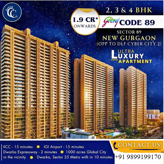 Godrej Code 89: Redefining Elegance in New Gurgaon's Sector 89 Update