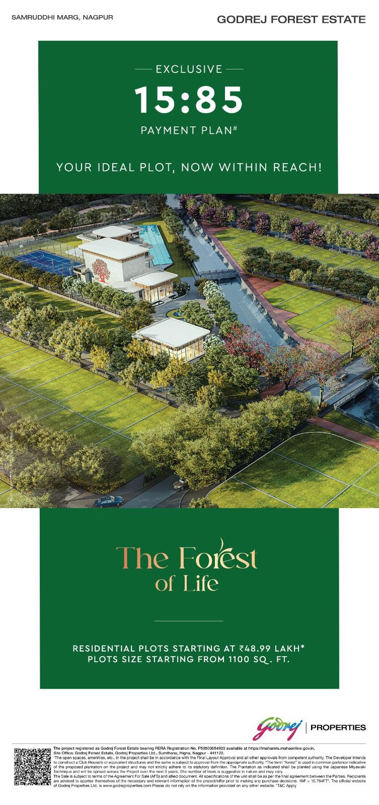 Exclusive Plots at Godrej Forest Estate, Starting ₹48.99 Lakh, Nagpur Update