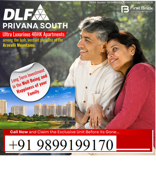 DLF Privana South: A Serene 4BHK Haven in the Heart of the Aravalli Range Update