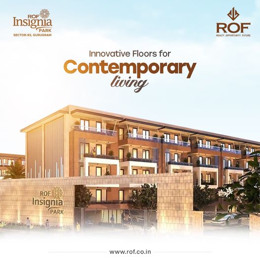 Experience Contemporary Living at ROF Insignia Park by ROF in Sector 93, Gurugram Update