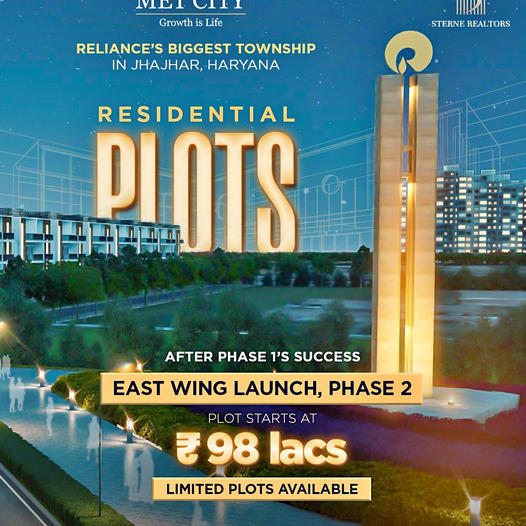 Reliance's Mel City: A Landmark Township Launches Residential Plots in Jhajjar, Haryana - East Wing Phase 2 Now Open Update