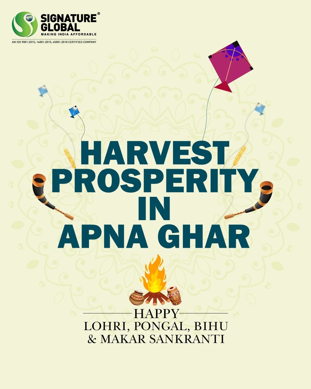 Signature Global Celebrates the Season of Harvest with 'Apna Ghar' Festivities in India Update