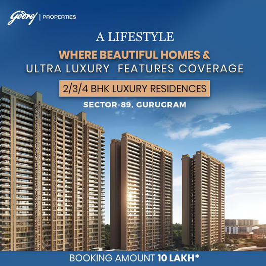 Godrej Properties Unveils a Confluence of Beauty and Luxury at Sector-89, Gurugram Update