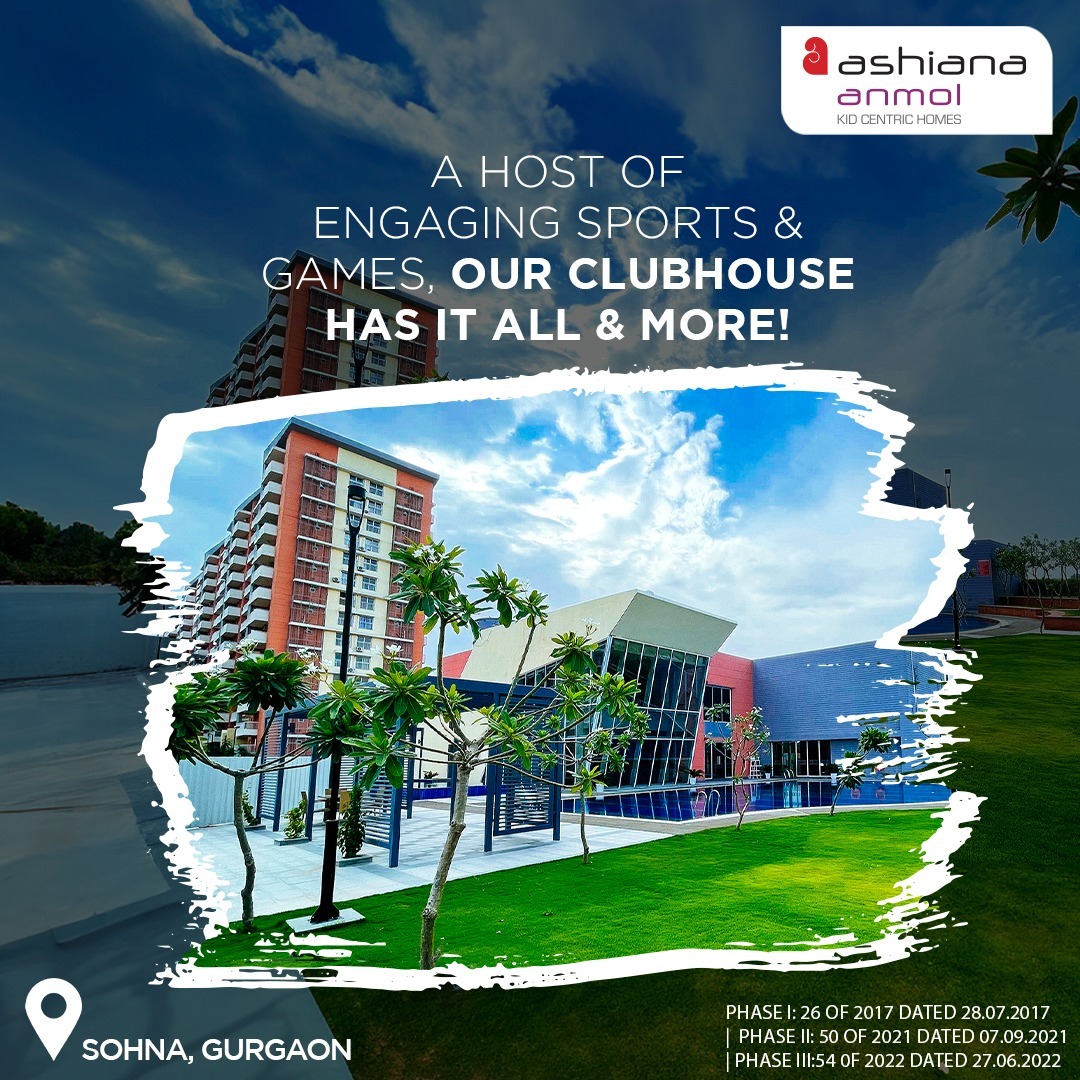 Ashiana Anmol: Discover Kid-Centric Living in Sohna, Gurgaon with a Clubhouse Full of Fun Update