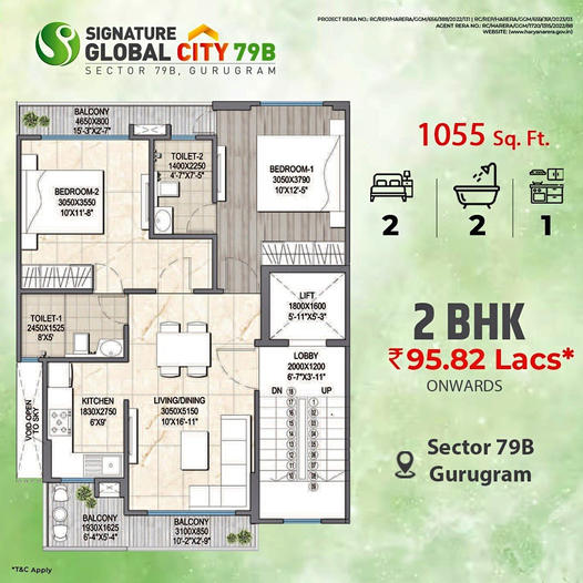 Spacious Elegance Awaits at Signature Global City 79B: Luxurious 2 BHK Apartments in Gurugram Update