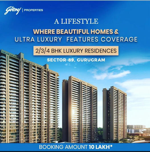 Godrej Properties Unveils a Fusion of Beauty and Luxury at Sector-89, Gurugram Update