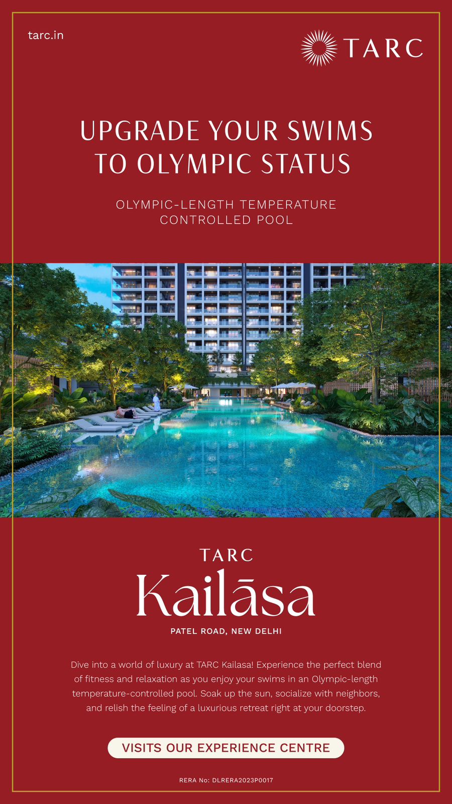 TARC Kailasa: Redefining Elegance with Olympic-Size Luxury in Patel Road, New Delhi Update