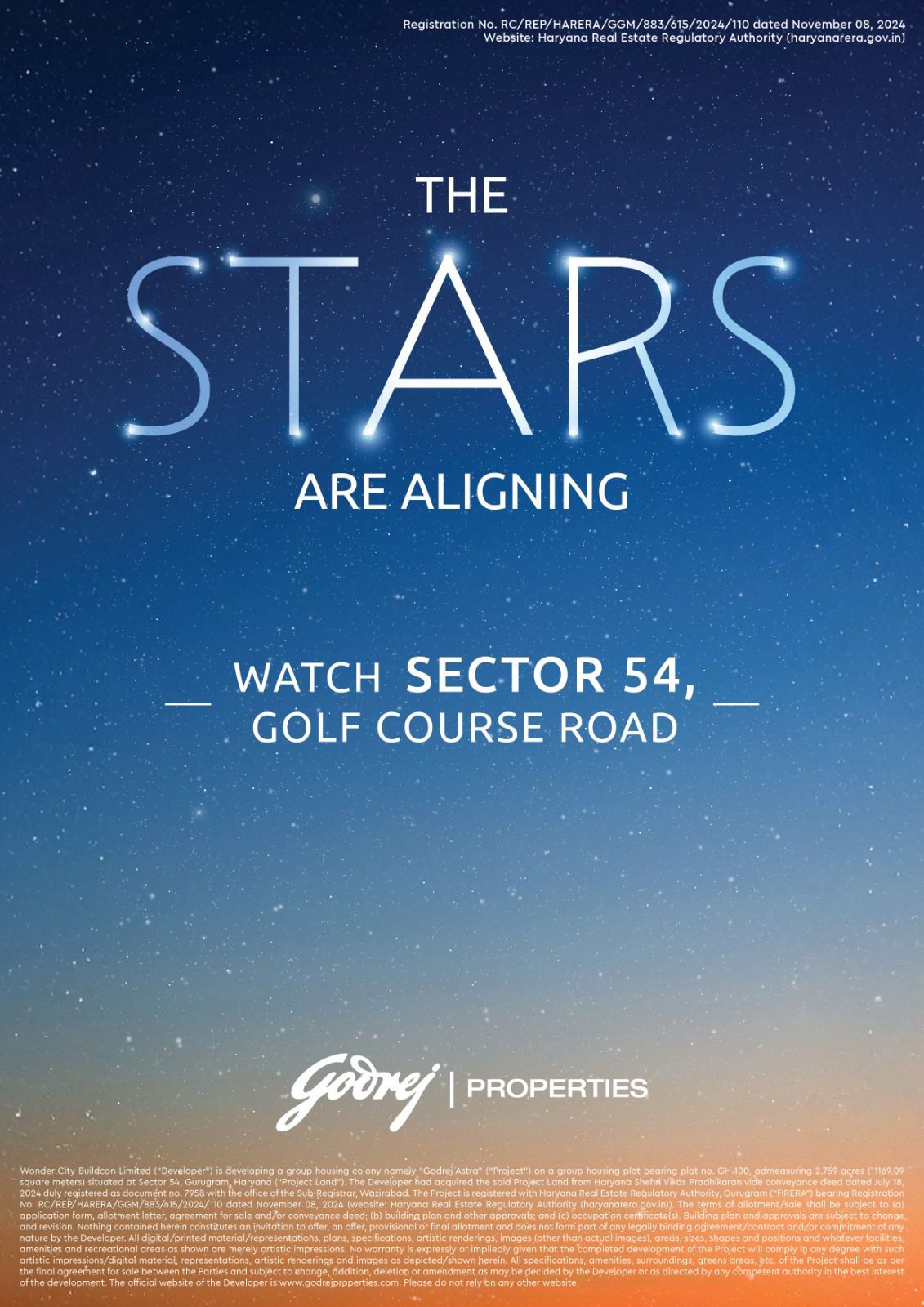 Experience Luxury Living at Godrej Astra, Sector 54, Golf Course Road Update