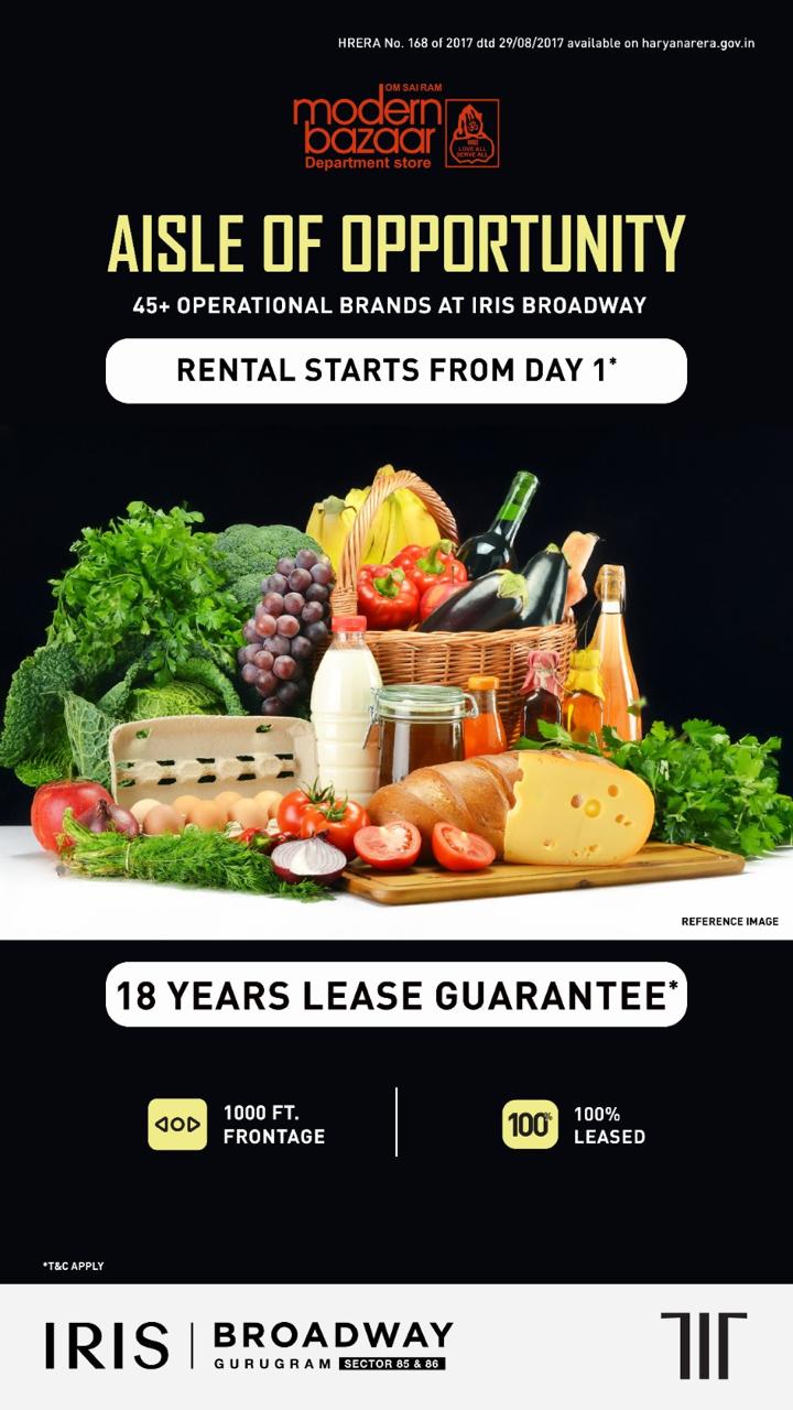 Unlock Opportunity at Iris Broadway Gurugram, Rentals from Day 1 Update