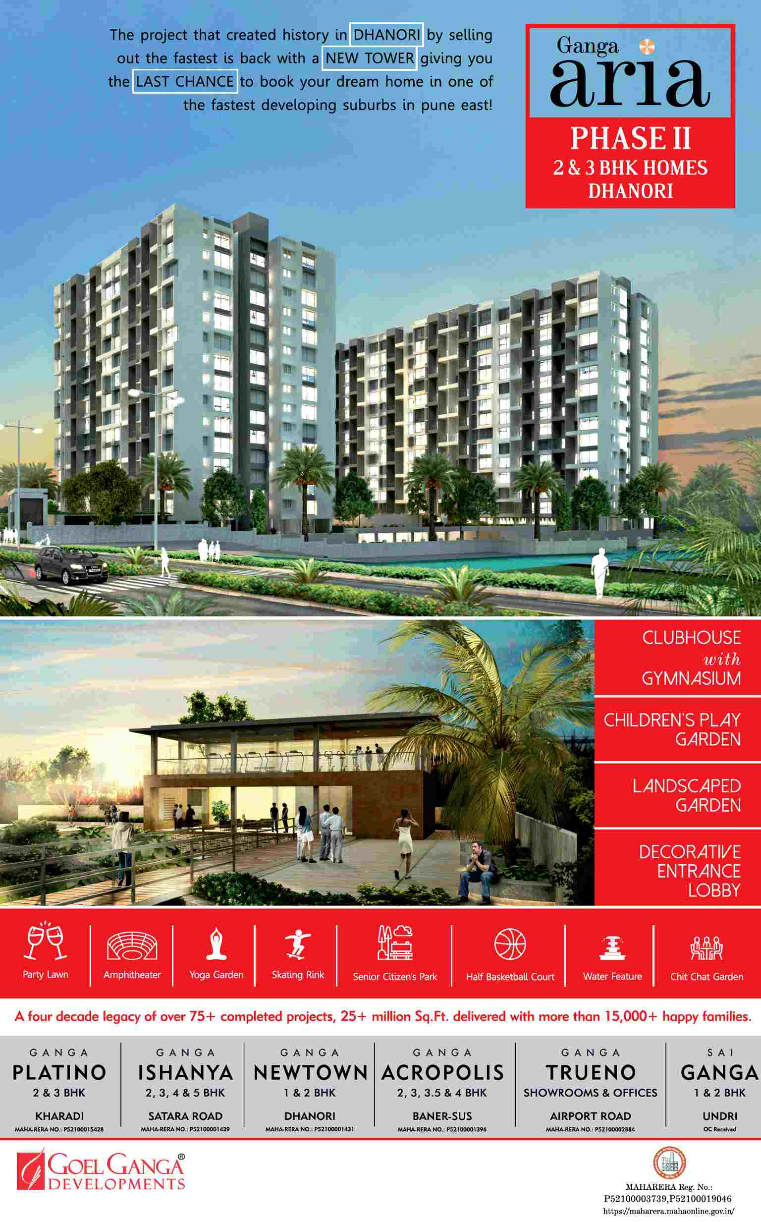 Launching Phase II at Ganga Aria in Dhanori, Pune – Zricks.com