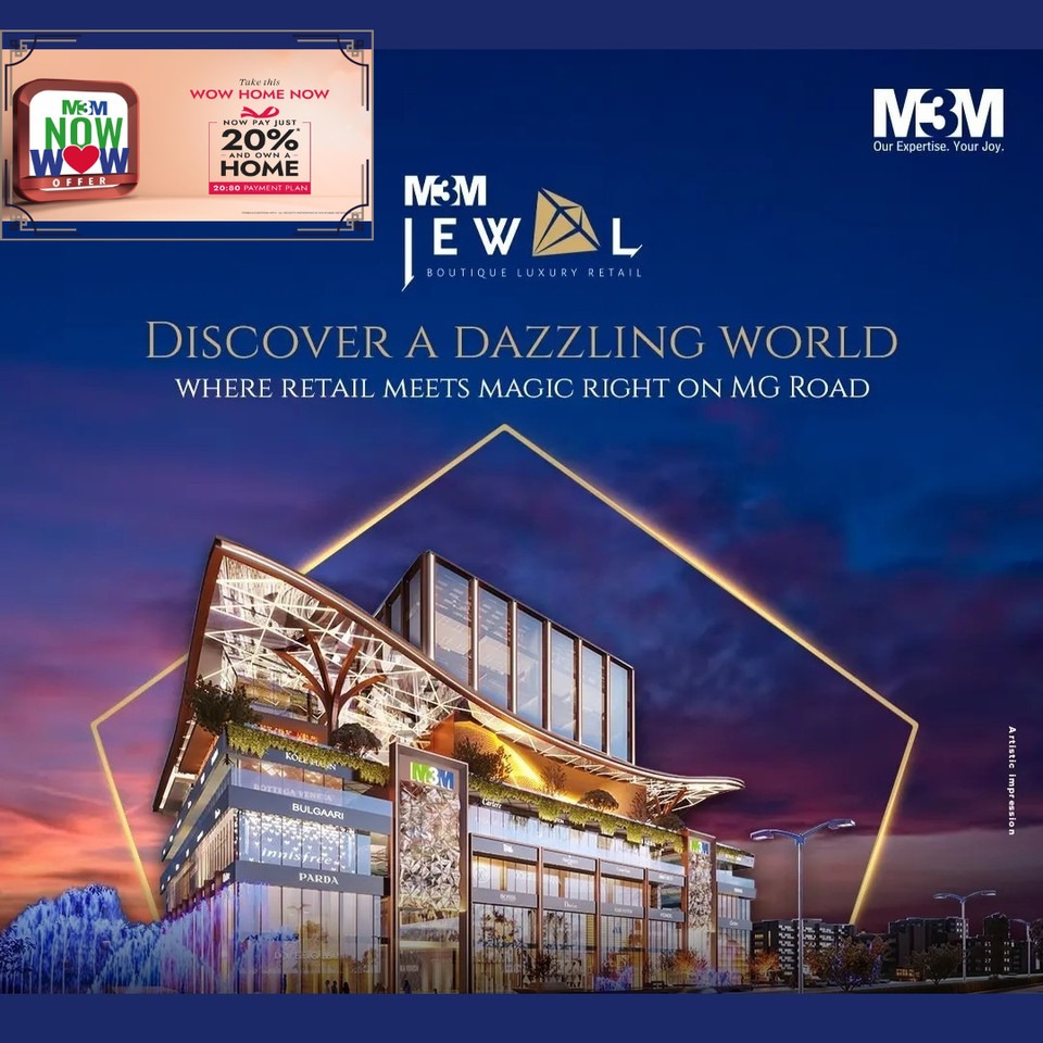 M3M Jewel: Experience Boutique Luxury Retail on MG Road, Gurugram Update