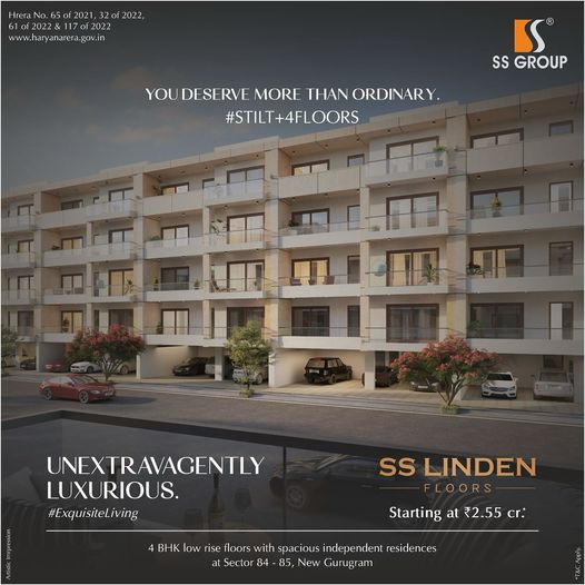 SS Linden Floors: Step into Spacious Luxury at Sector 84 - 85, New Gurugram Update