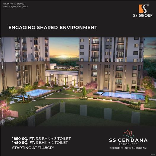 SS Cendana Residences: A Symphony of Luxury in Sector 83, New Gurugram Update