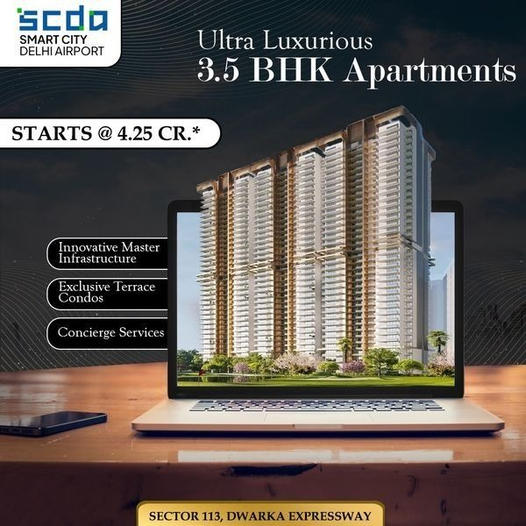 SCDA Smart City's Opulent 3.5 BHK Apartments Elevate Living Near Delhi Airport Update