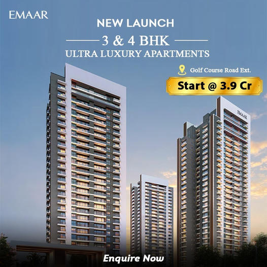 Emaar Unveils the Pinnacle of Opulence: New Ultra Luxury Apartments on Golf Course Road Extension Update