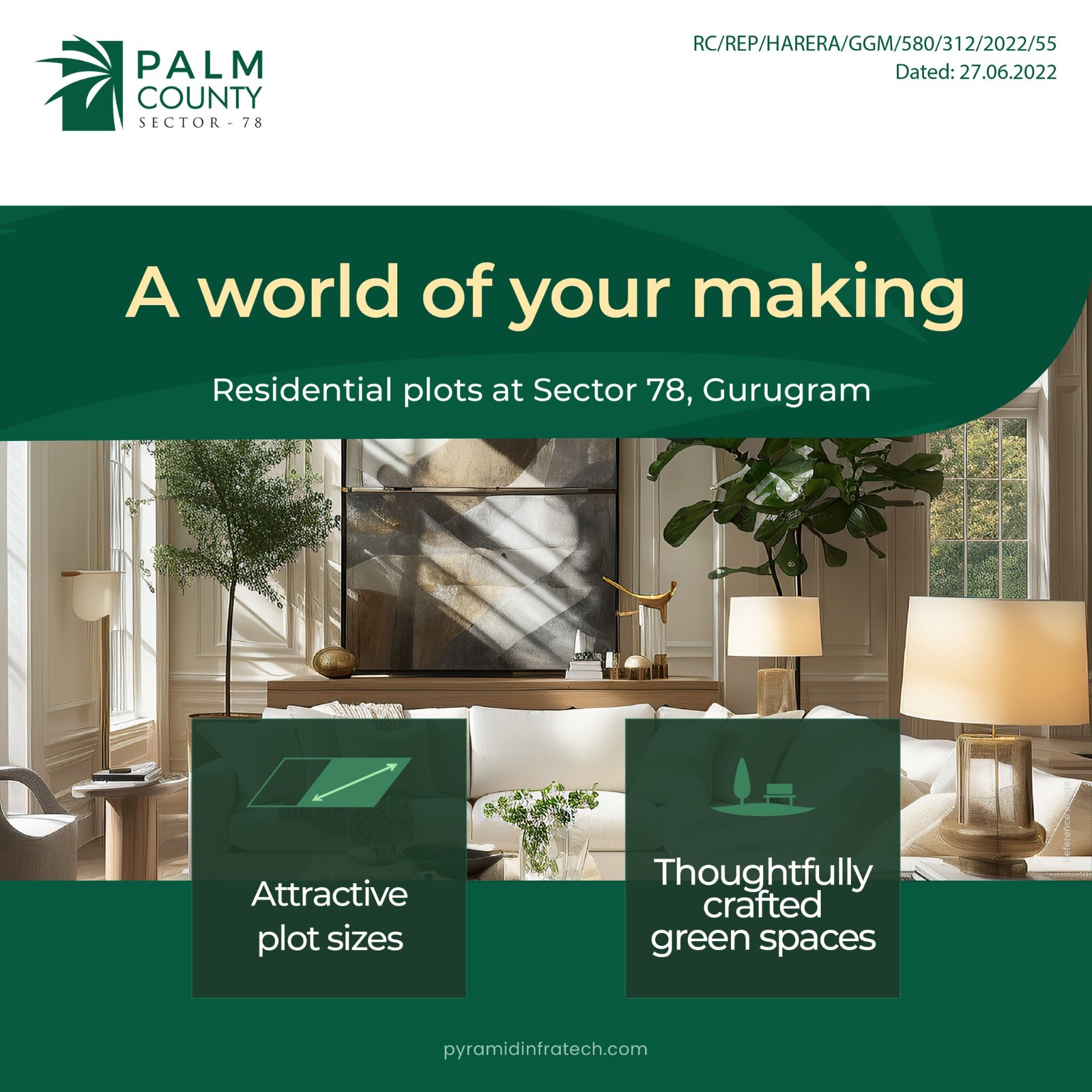 Palm County: Crafting Your Dream Space with Premium Residential Plots in Sector 78, Gurugram Update