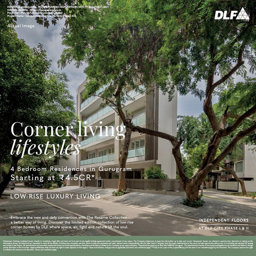 DLF's Exquisite Corner Living: Introducing 4 Bedroom Residences in Gurugram, Starting at ?4.5 CR Update