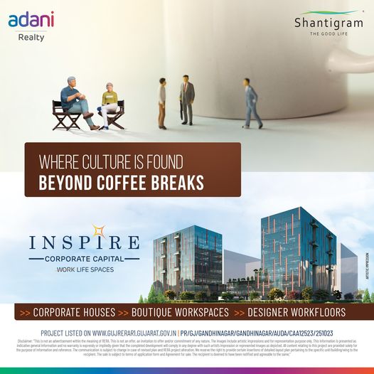 Adani Realty Unveils Inspire Shantigram in Ahmedabad: A New Era of Corporate Work Spaces Update