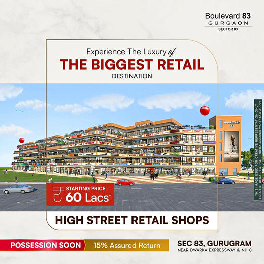 Boulevard 83: Unveiling Gurgaon's Premier Retail Hub in Sector 83 Update