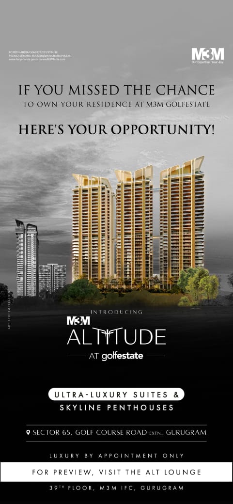 Seize Your Residence at M3M Altitude, Gurugram Update