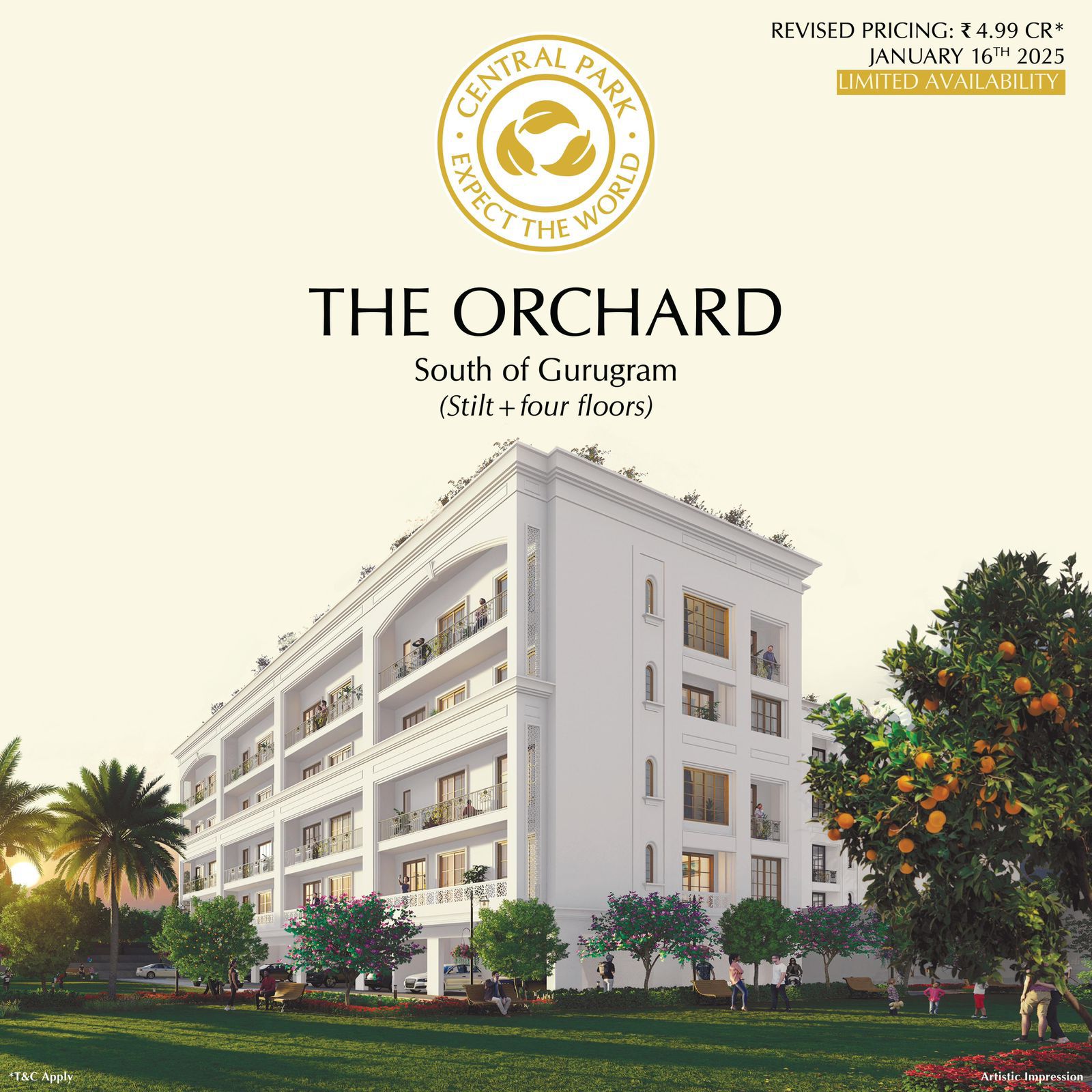 Discover Luxurious Living at The Orchard, South of Gurugram - Starting ?4.99 Cr Update