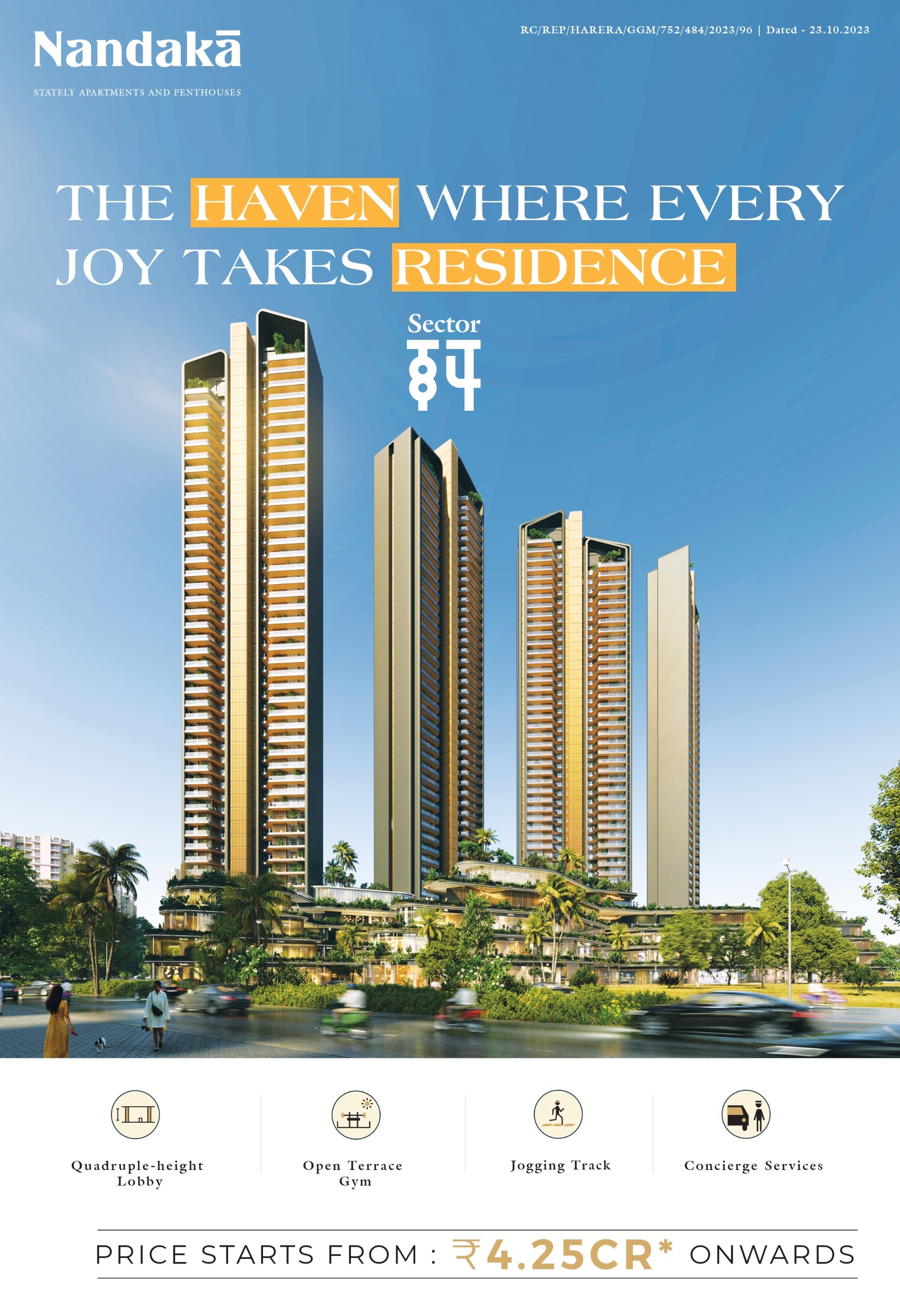 Nandaka Sector 84: Elevate Your Lifestyle with Stately Apartments and Penthouses Update