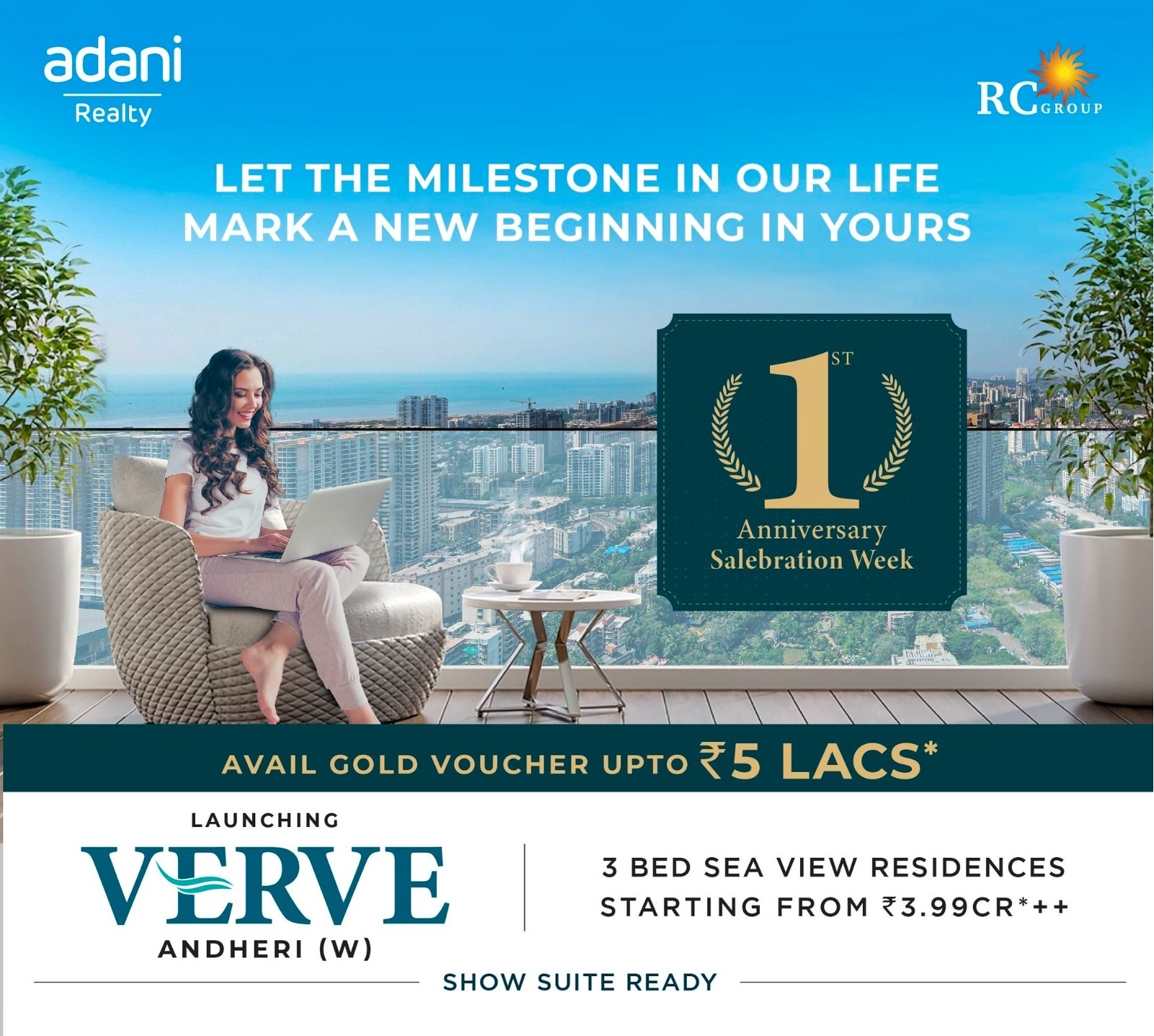 Adani Realty Introduces Verve in Andheri West: A New Era of Sea View Living Update