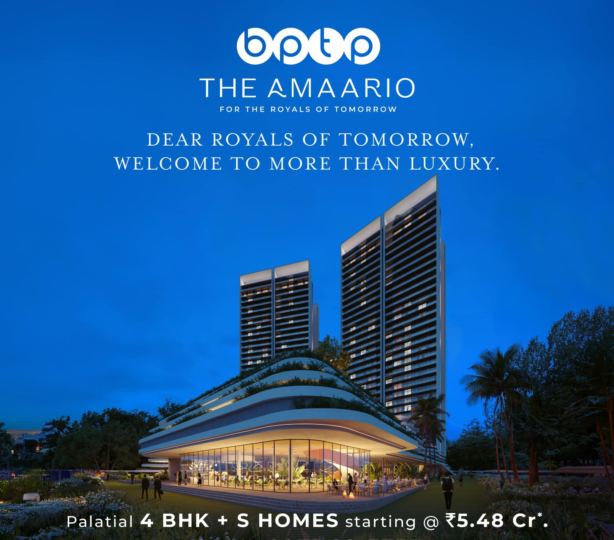 BPTP Launches The Amaario: Luxurious 4 BHK + S Homes on Dwarka Expressway, Gurugram Update