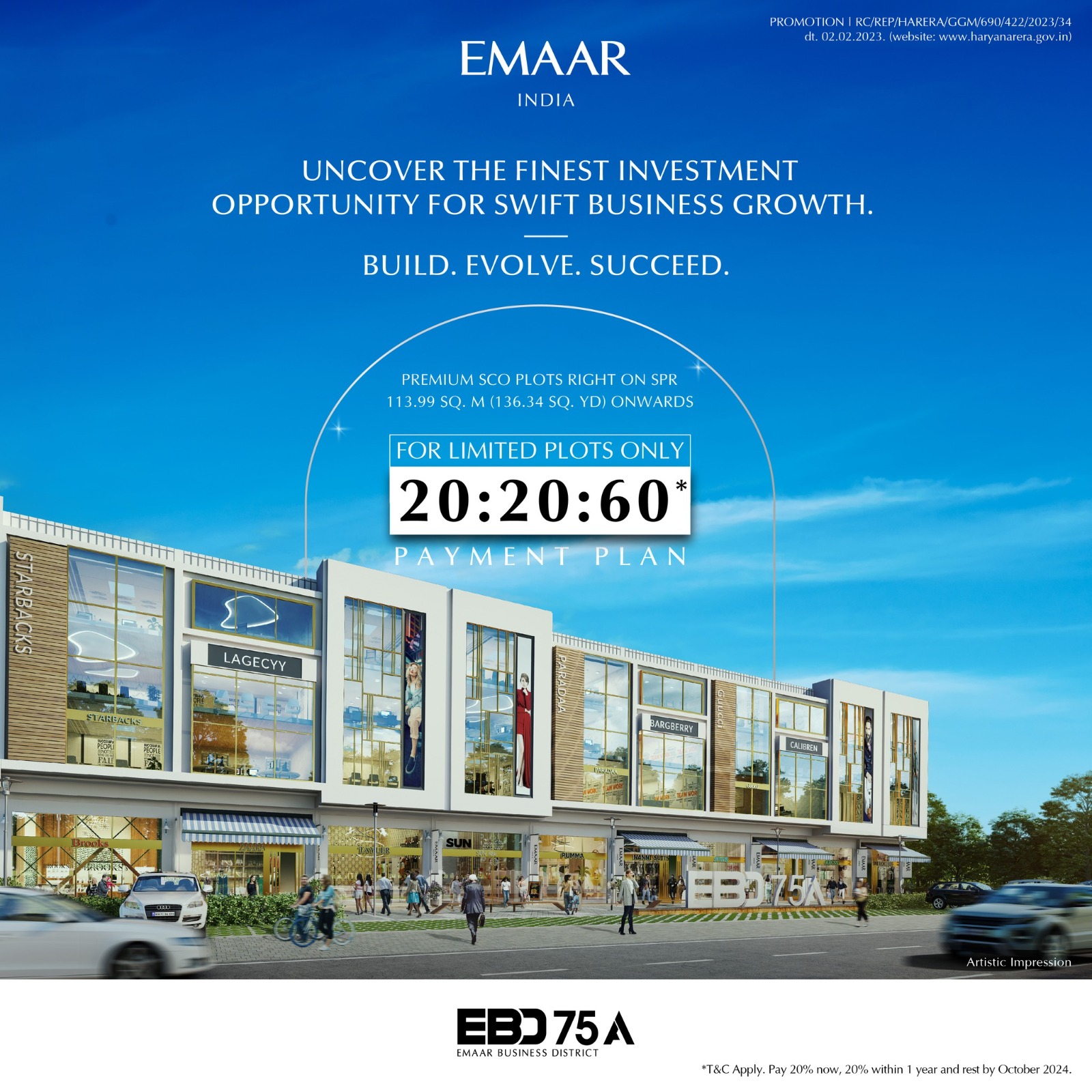 EMAAR India Presents EB75A: The New Business Milestone on SPR, Gurugram Update