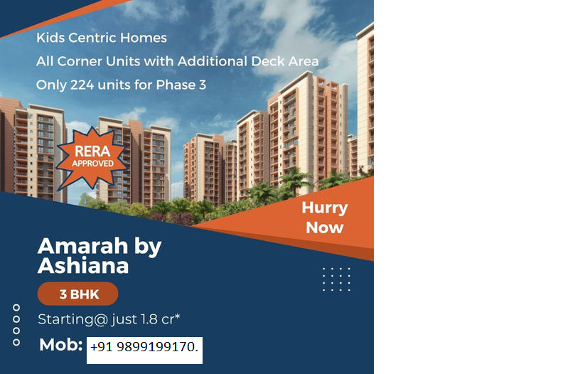 Amarah by Ashiana: RERA-Approved Family Residences in Gurgaon Update