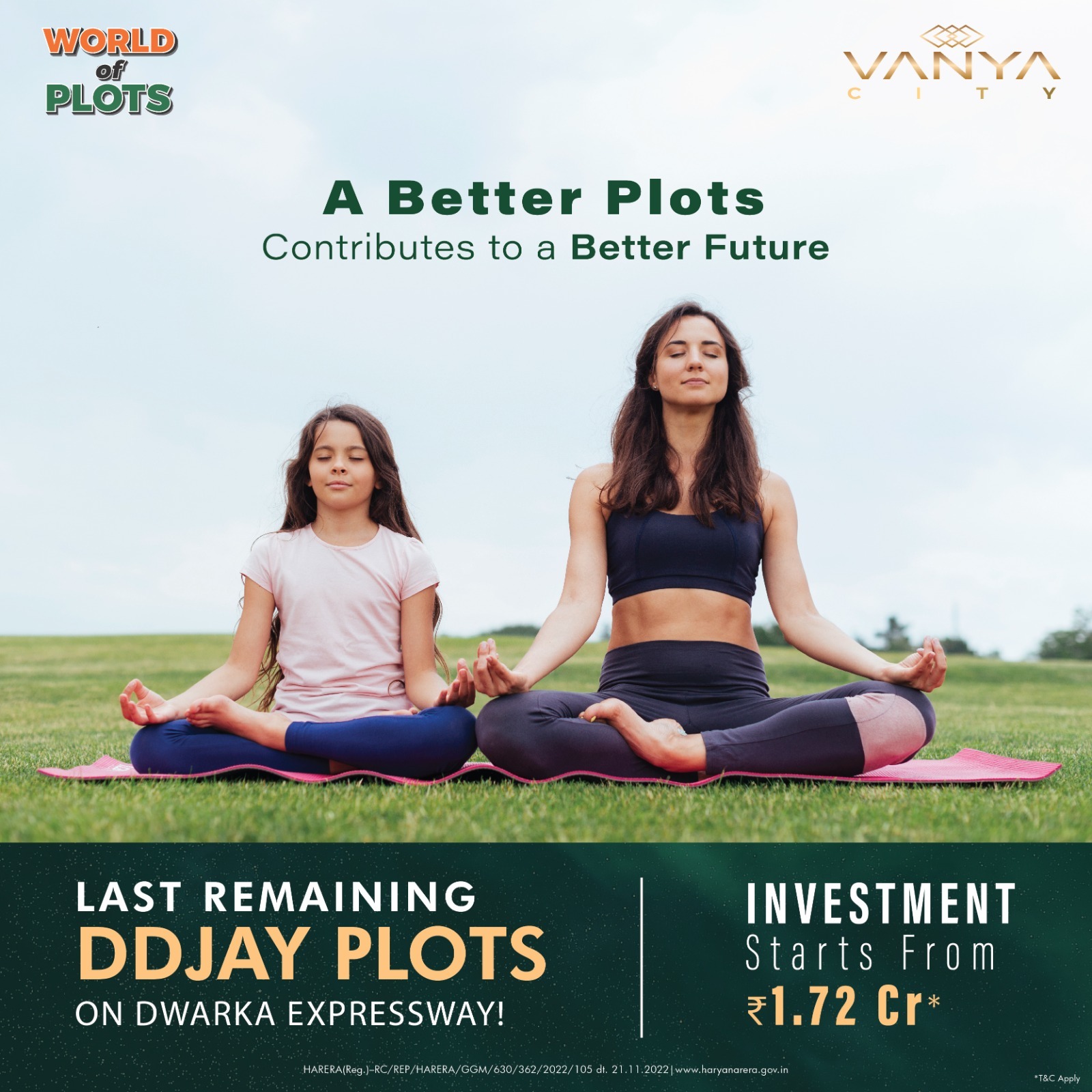 Vanya City: Last Opportunity to Invest in Prized DDJAY Plots on Dwarka Expressway Update