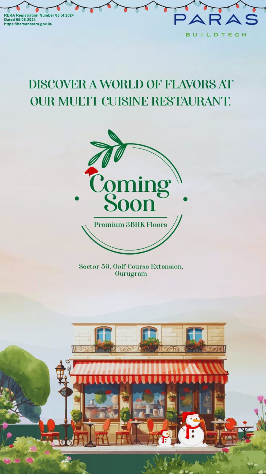 Paras Buildtech's Premium 3BHK Floors Coming Soon at Sector 59, Gurugram Update