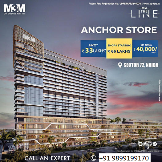 M3M The LIVÉ Line: A New Era of Retail in Sector 72, Noida Update