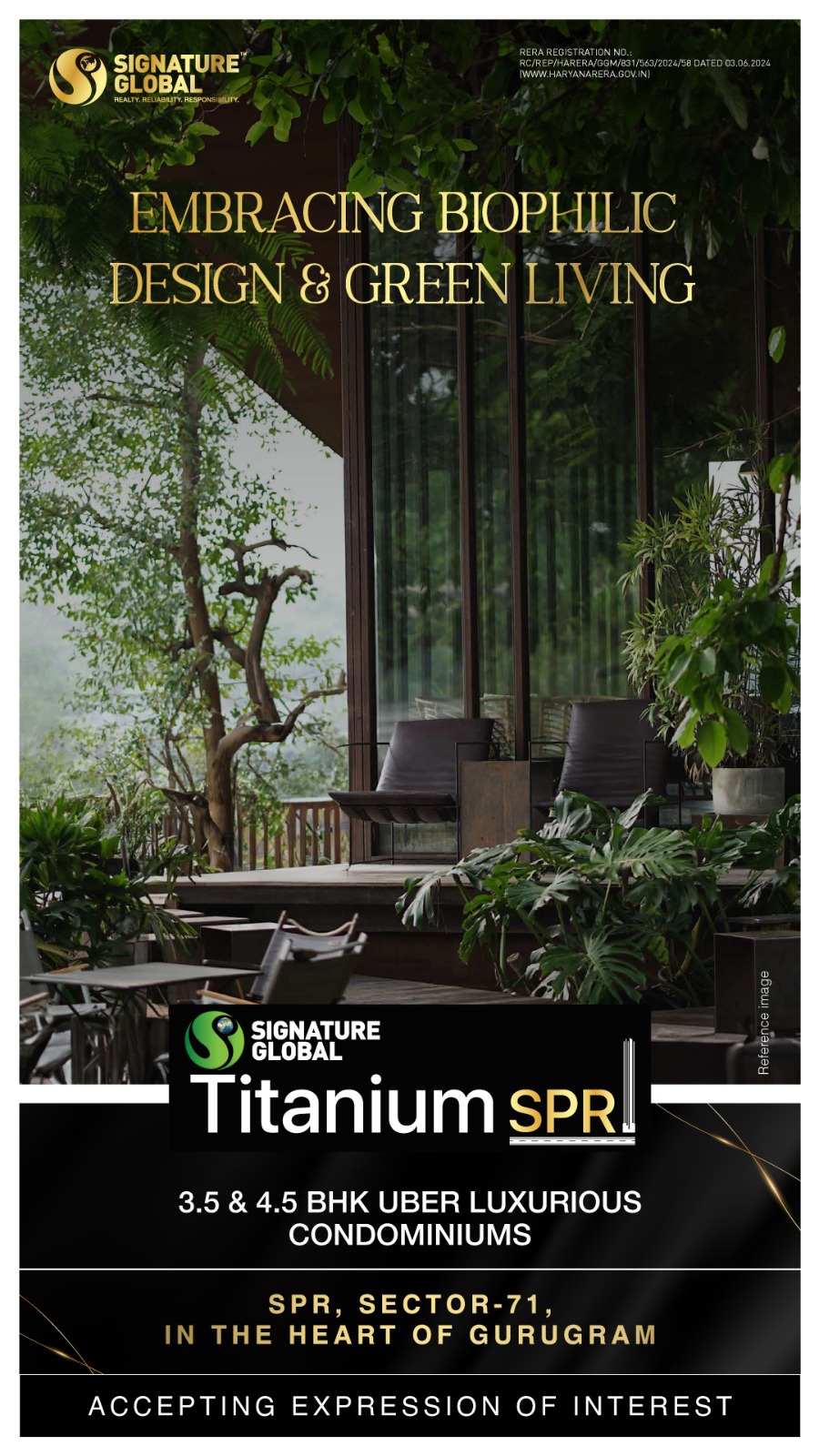 Embrace Biophilic Design and Green Living at Signature Global Titanium SPR in Sector 71, Gurugram Update