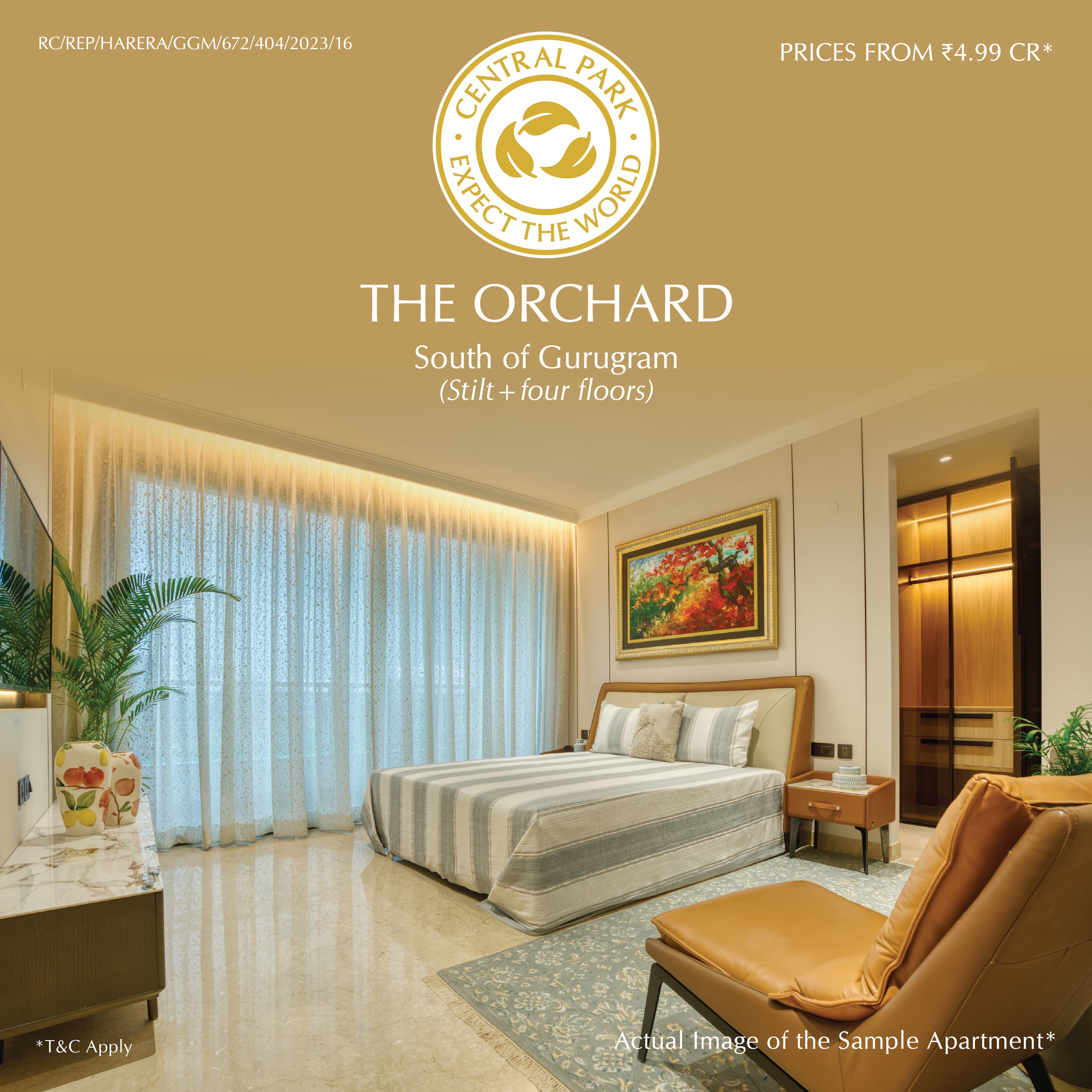 Experience Luxury at The Orchard, Central Park, in South Gurugram from ₹4.99 Cr Update