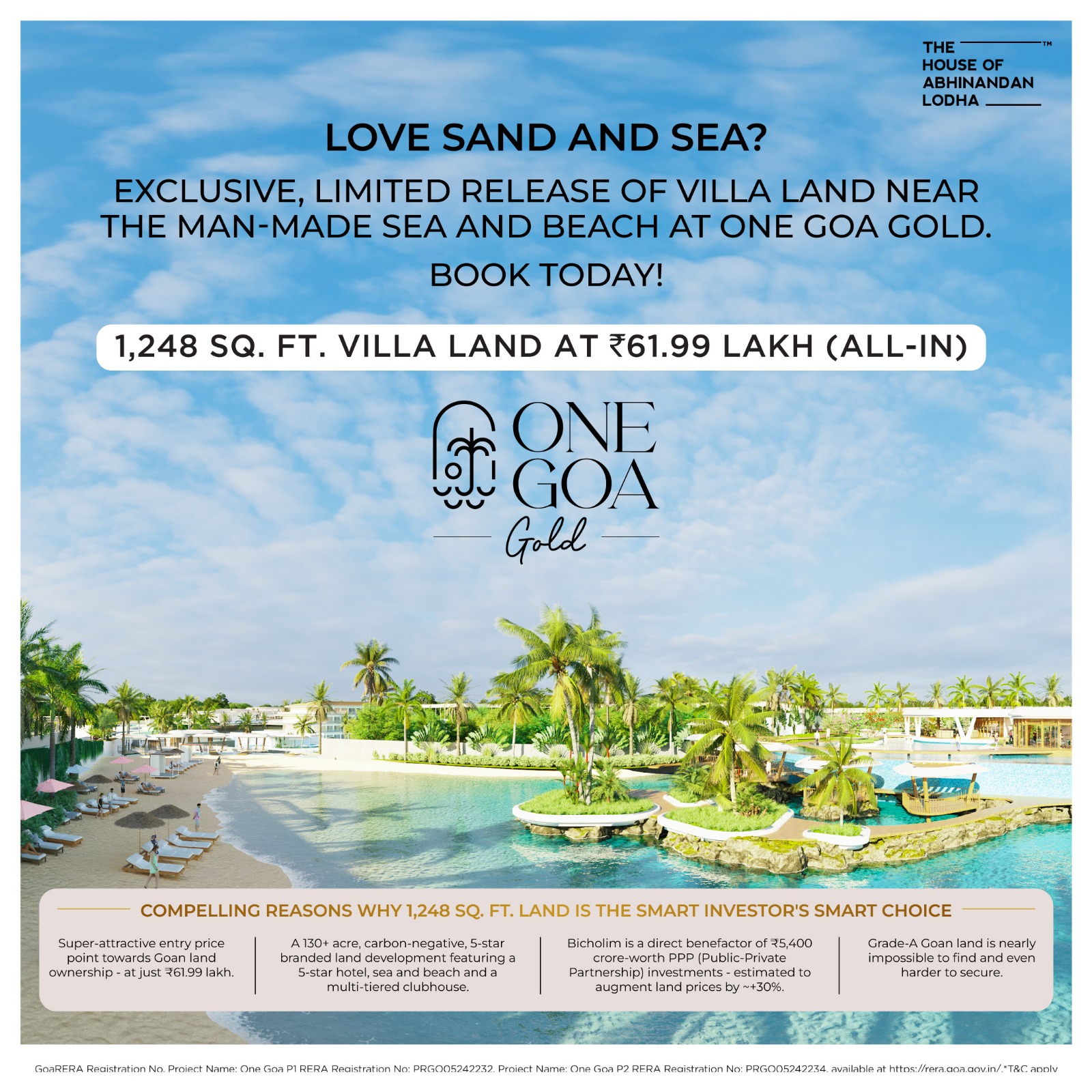 Explore Villa Land at ?61.99 Lakh, One Goa Gold, Bicholim. Book Today! Update