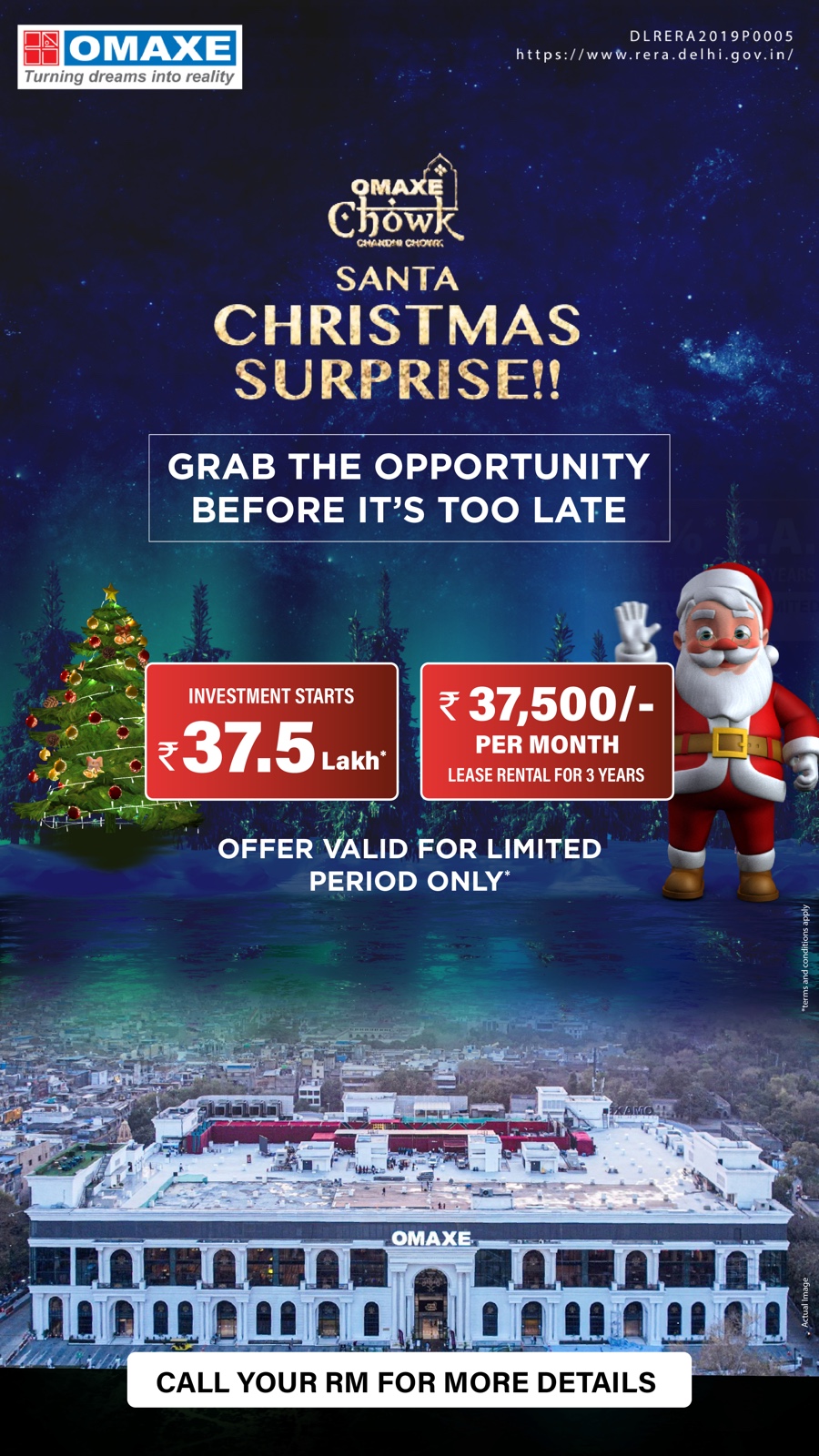 Omaxe Presents Santa Christmas Surprise at Chandni Chowk, Delhi - Grab Yours Now! Update