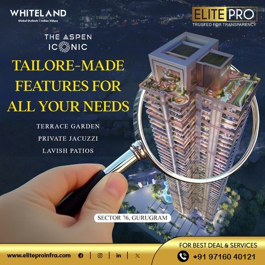 Whiteland The Aspen: Bespoke Luxury Living in Sector 76, Gurugram Update