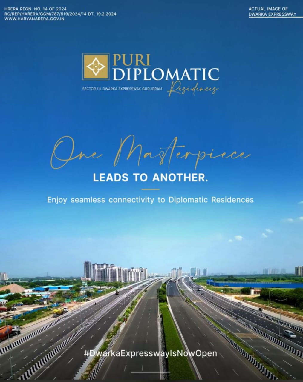 Puri Diplomatic Residences: Redefining Urban Connectivity in Sector 111, Dwarka Expressway, Gurugram Update